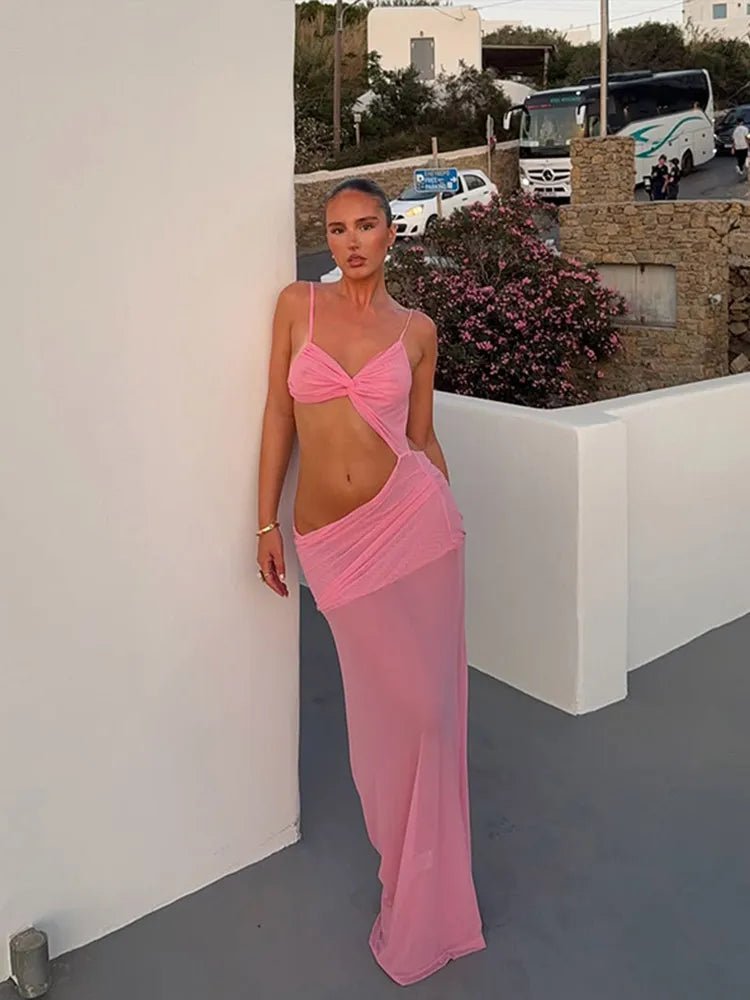 ZEYA - Bethany Twist Cut Out Maxi Dress