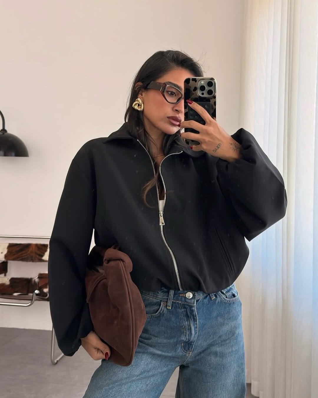 ZEYA - Bianca Puffed Bomber Jacket