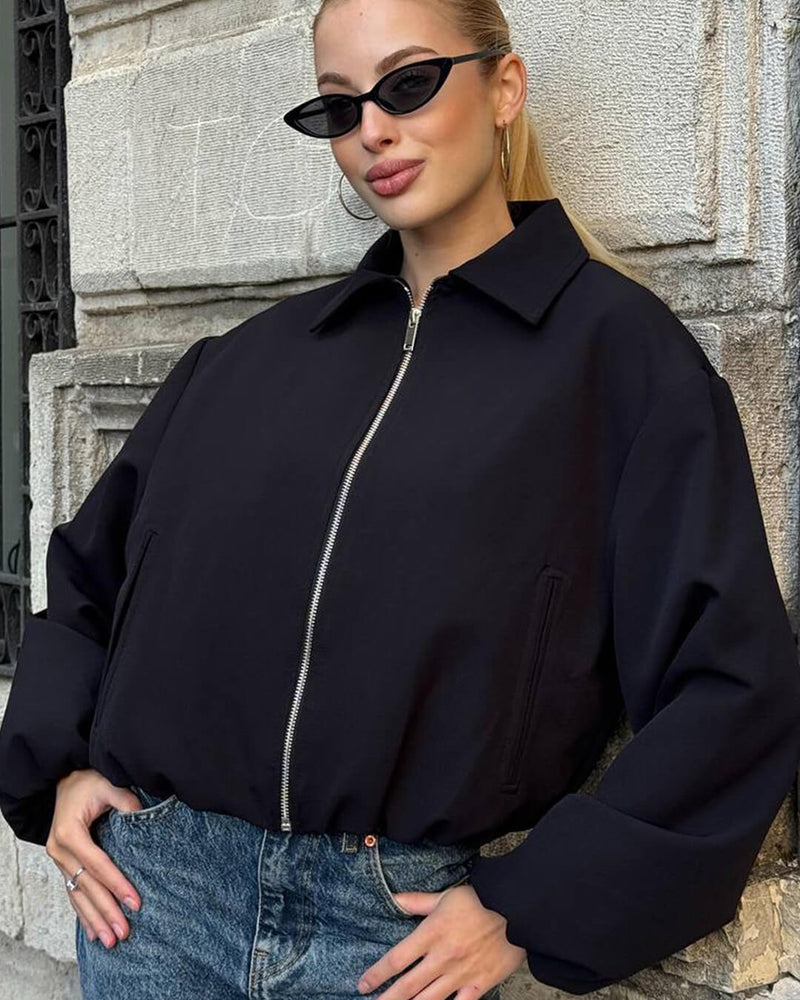 ZEYA - Bianca Puffed Bomber Jacket