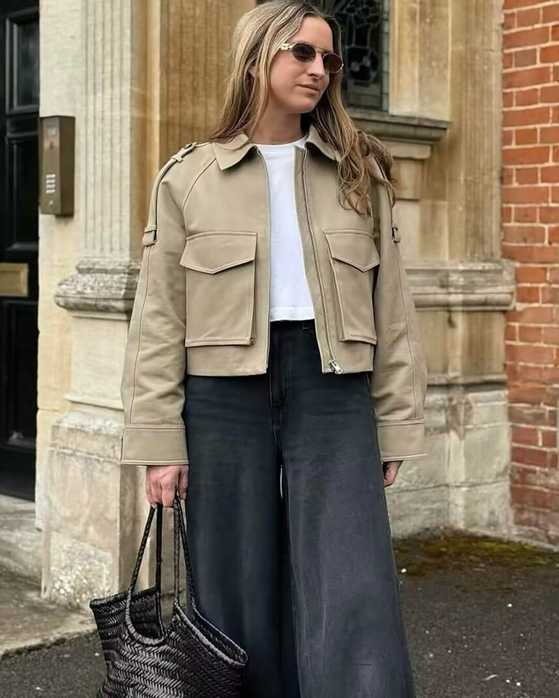 Veste courte à poches Mia