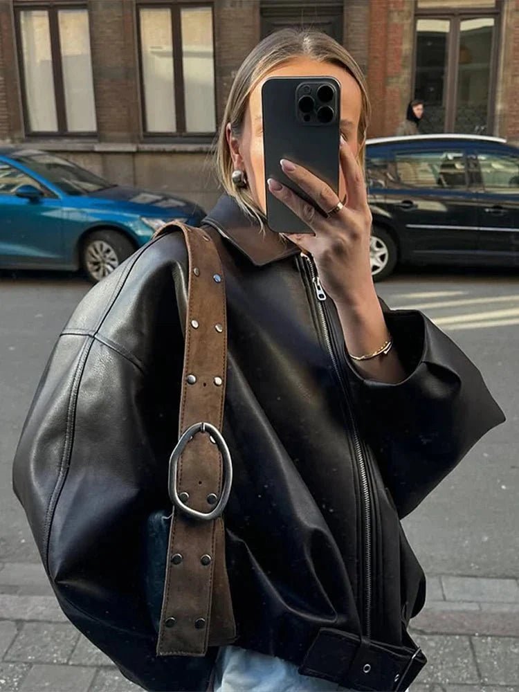 ZEYA - Brenda Vegan Leather Jacket