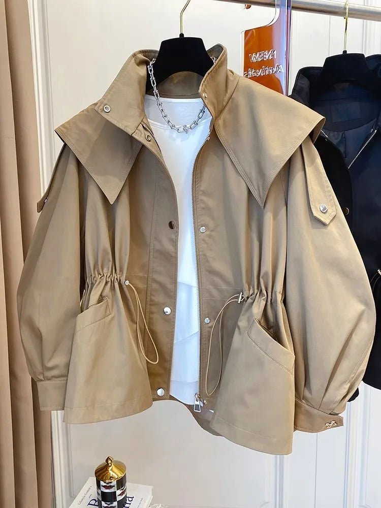 ZEYA - Brittany Hooded Short Trench Coat