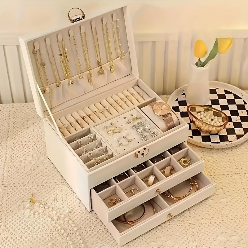ZEYA - Calista Vegan Leather Jewelry Organizer