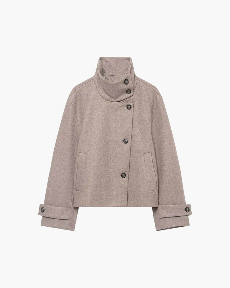 ZEYA - Cardi Jacket with Stand Collar