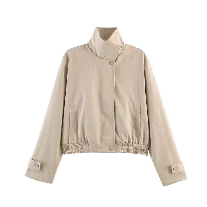 ZEYA - Carla High Neck Zip Jacket