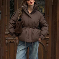 Carmen Oversized Drawstring Waist Puffer Jacket