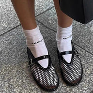Cassia Mesh Ballet Flats