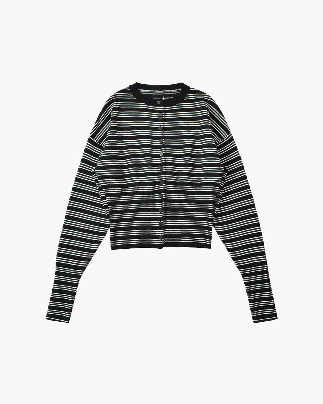 ZEYA - Cathy Striped Cardigan Shorts Set