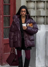 Charlotte Glossy Puffer Jacket