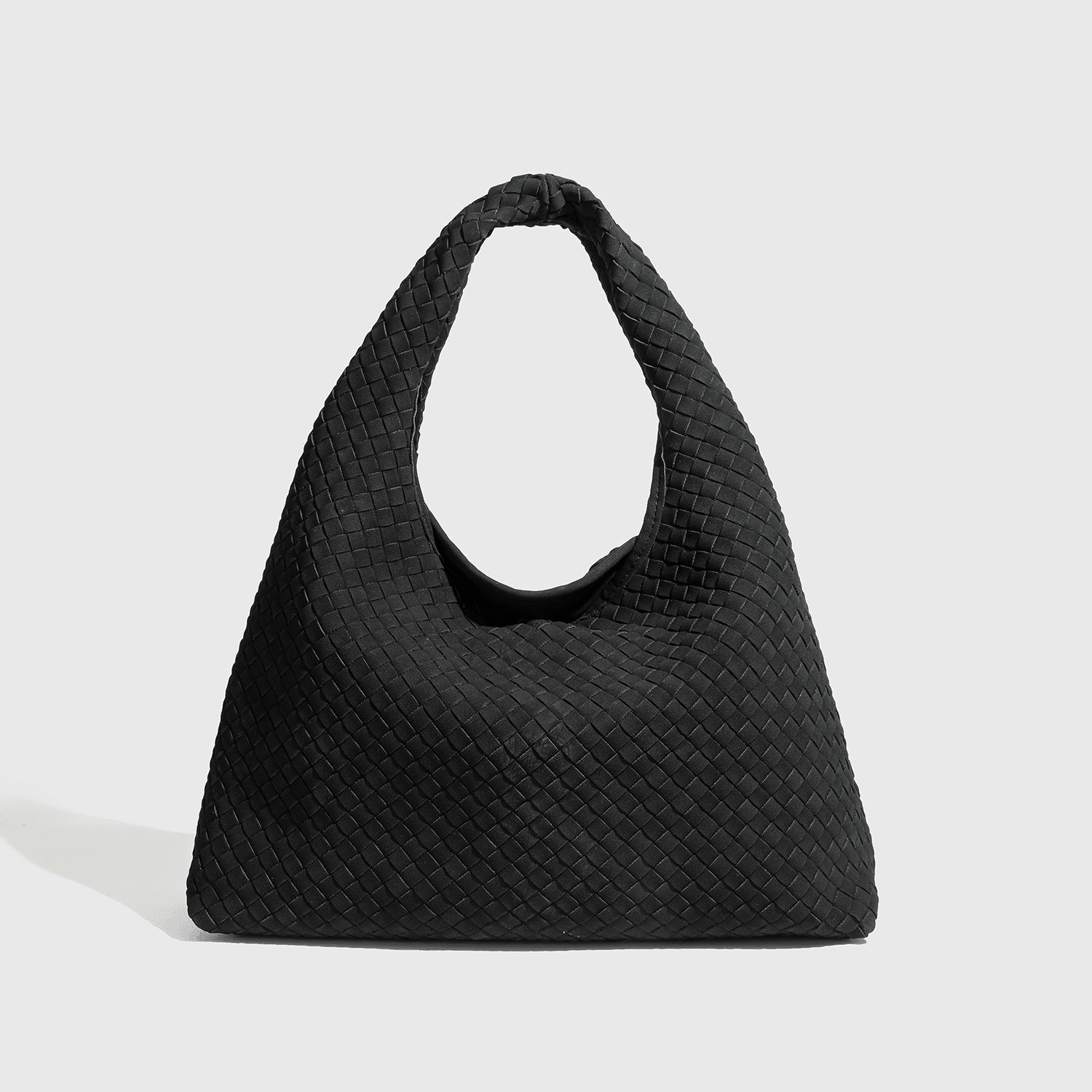 ZEYA - Clara Woven Faux Suede Tote Bag