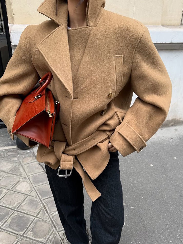 ZEYA - Corinne Belted Short Coat