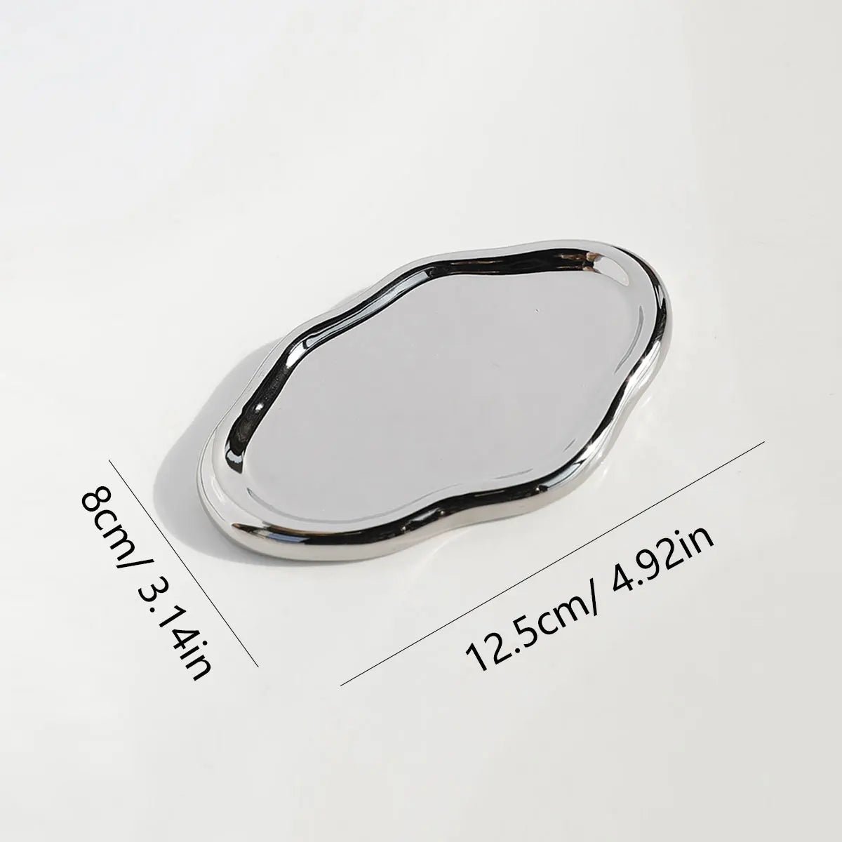 ZEYA - Cristine Irregular Ceramic Jewelry Tray for Display & Jewelry Storage