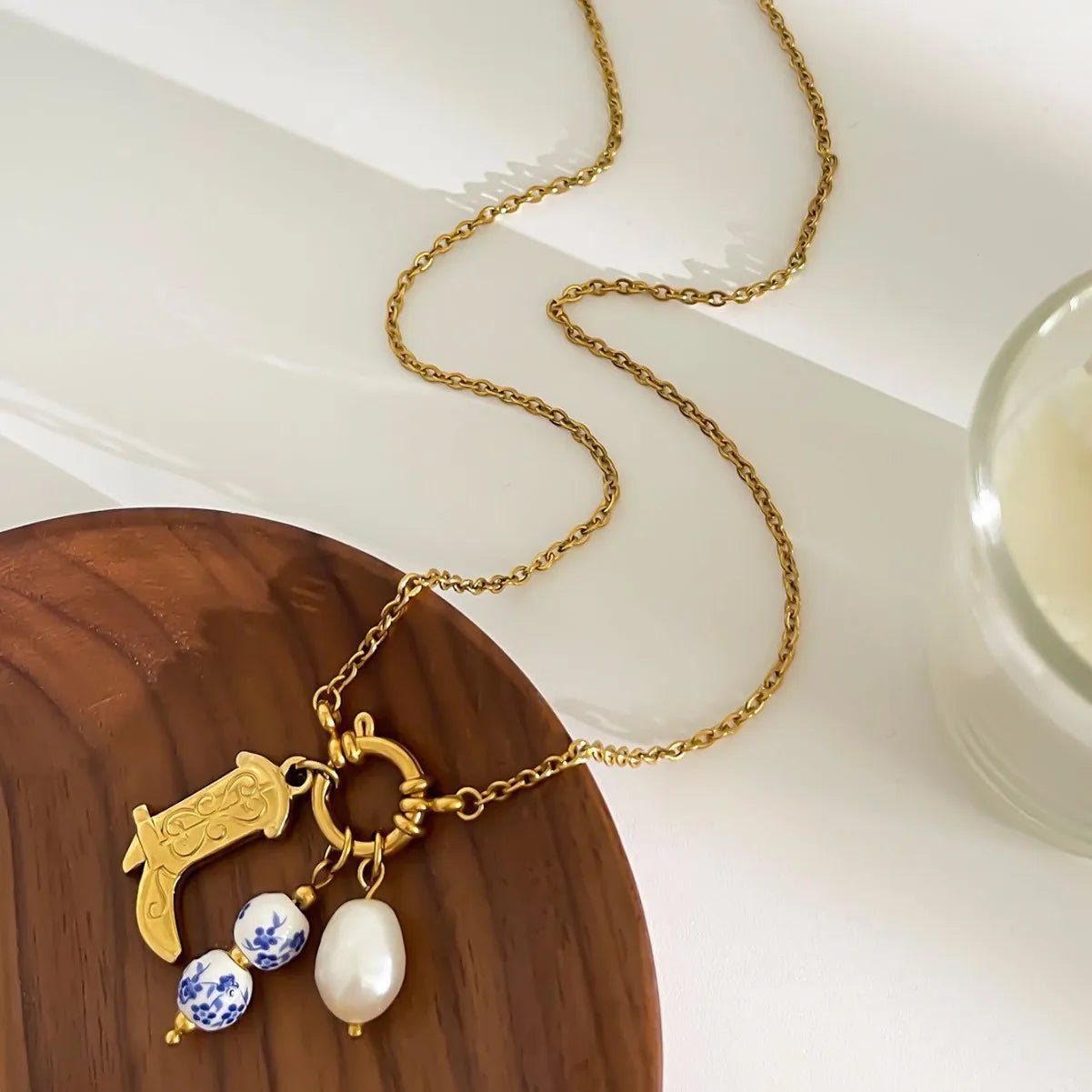 ZEYA - Cristy Pendant Pearl Necklace
