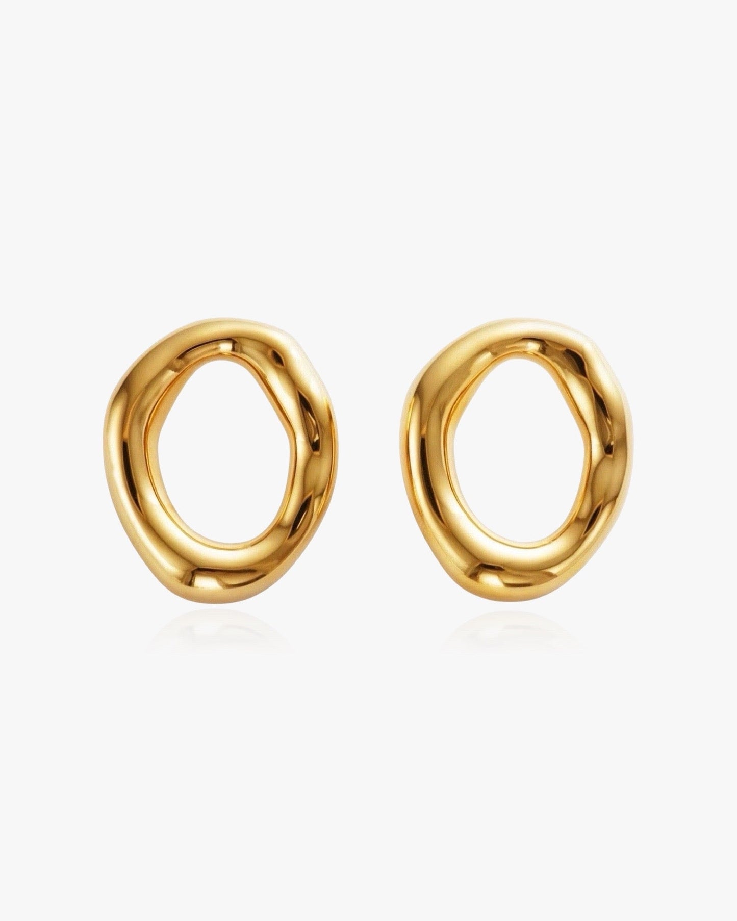 ZEYA - Delilah Round Circle Earrings