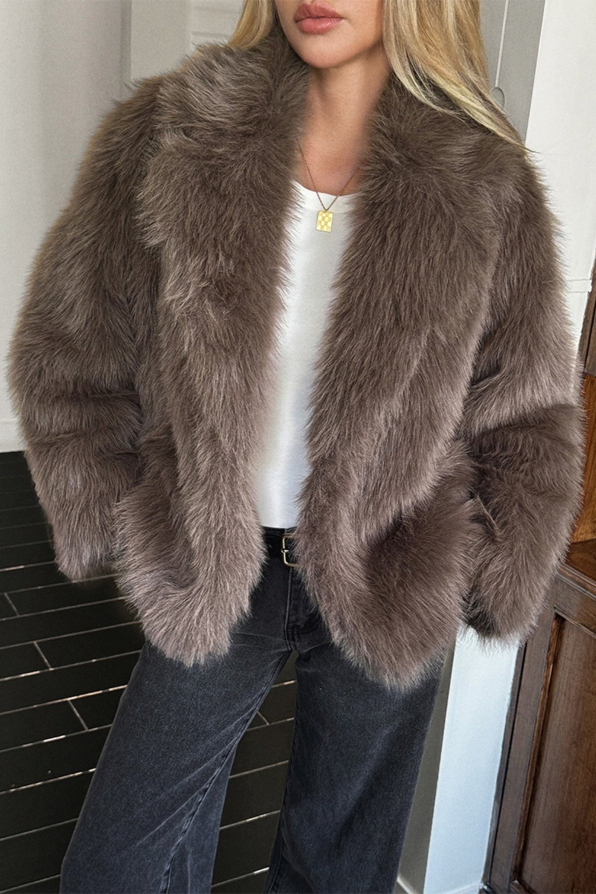 ZEYA - Desiree faux fur Coat