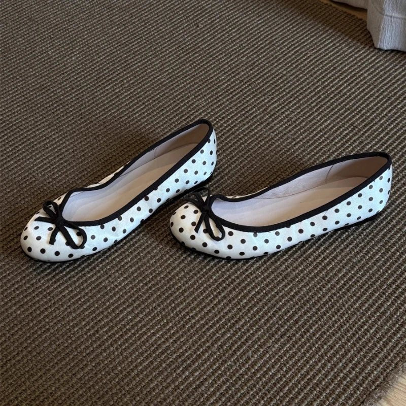 ZEYA - Diana Polka Dot Ballet Flats