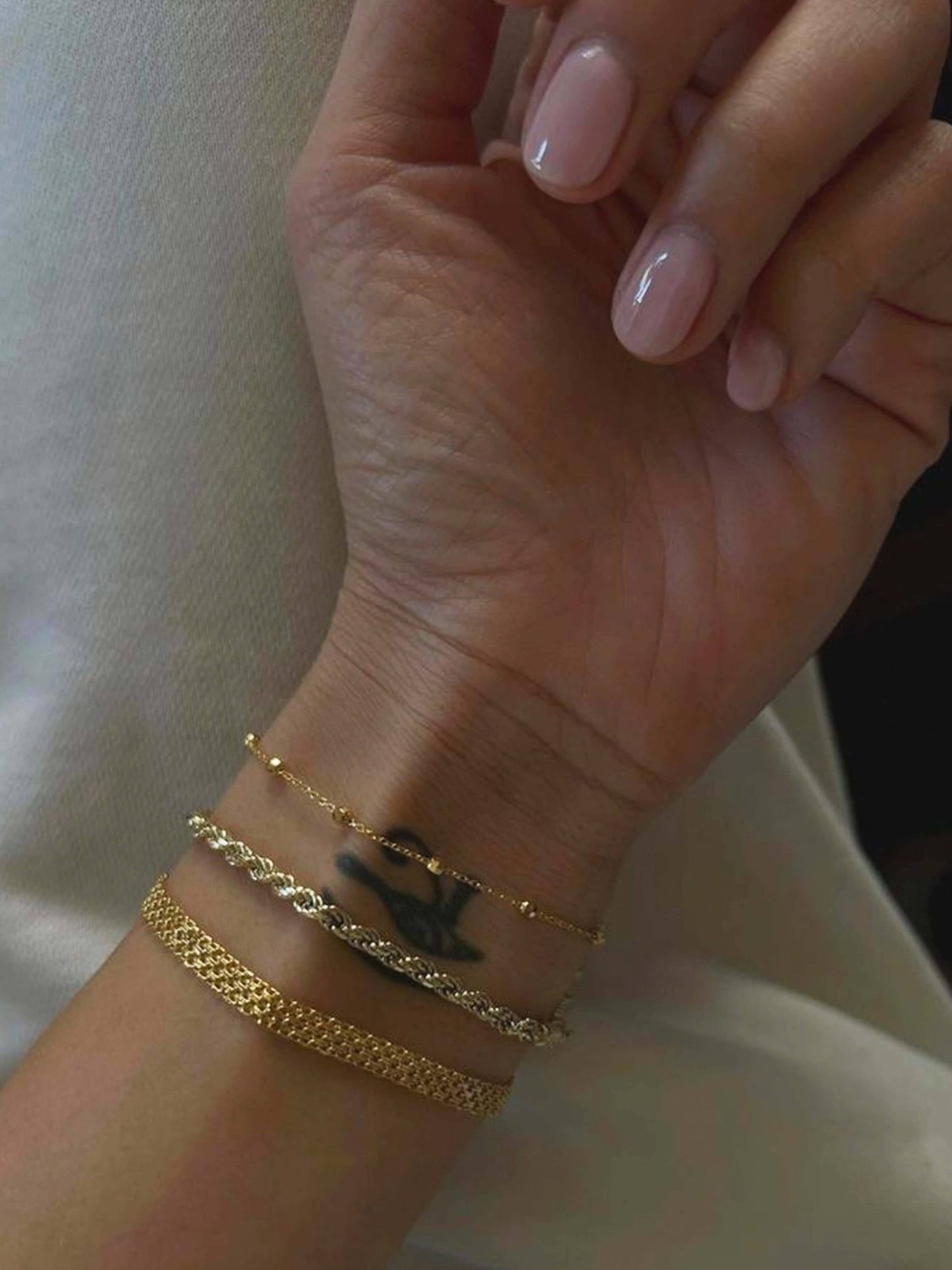 ZEYA - Domed Mesh Bracelet