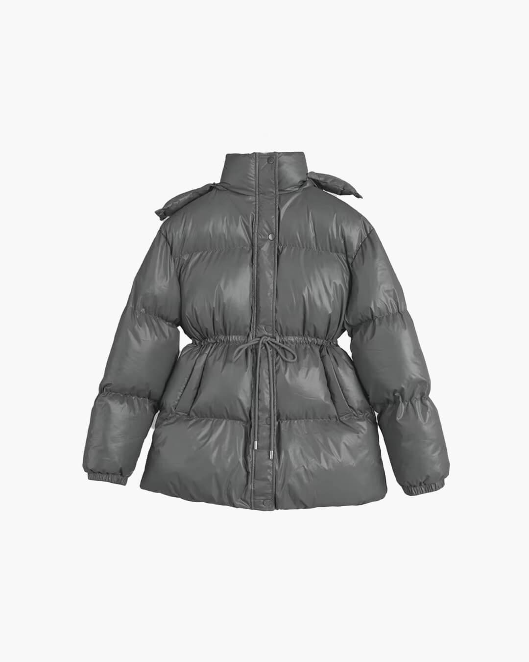 ZEYA - Elaine Drawstring Hooded Puffer Coat