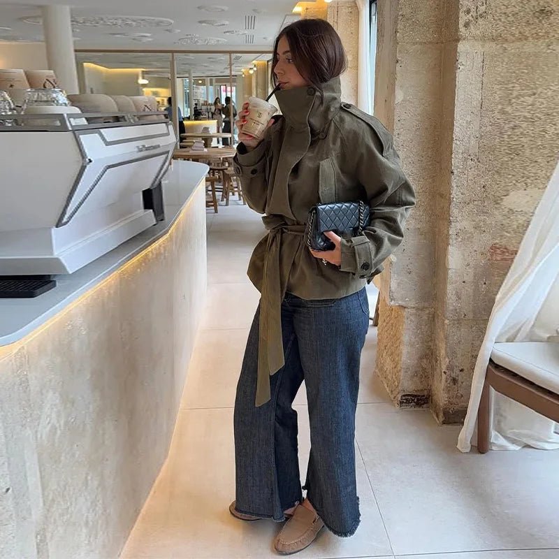 ZEYA - Elena Belted Trench Coat