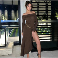 Robe maxi Jasmin à volants