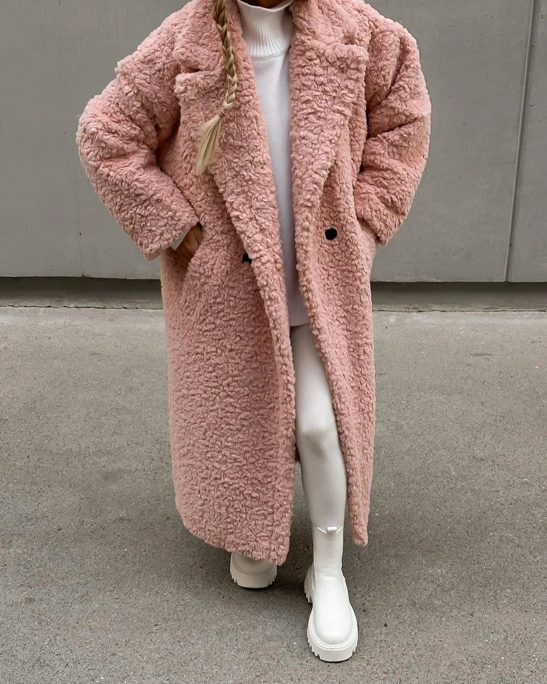 ZEYA - Eleonore Long Teddy Coat