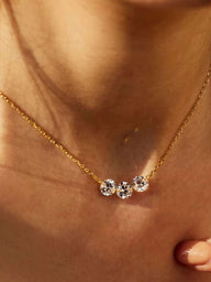 Collier en zirconium Elise