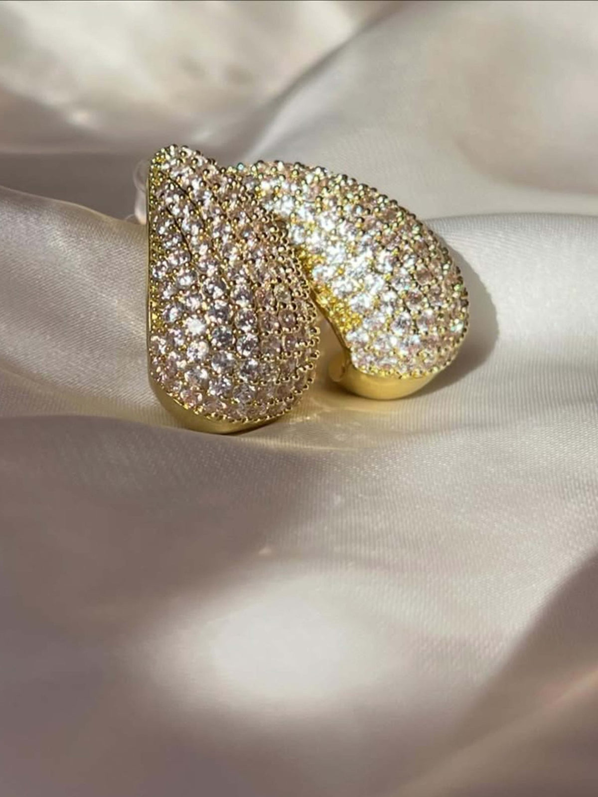 ZEYA - Eloisa Glitter Teardrop Earrings