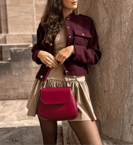 Veste Bomber Elsa avec Détails Dorés
