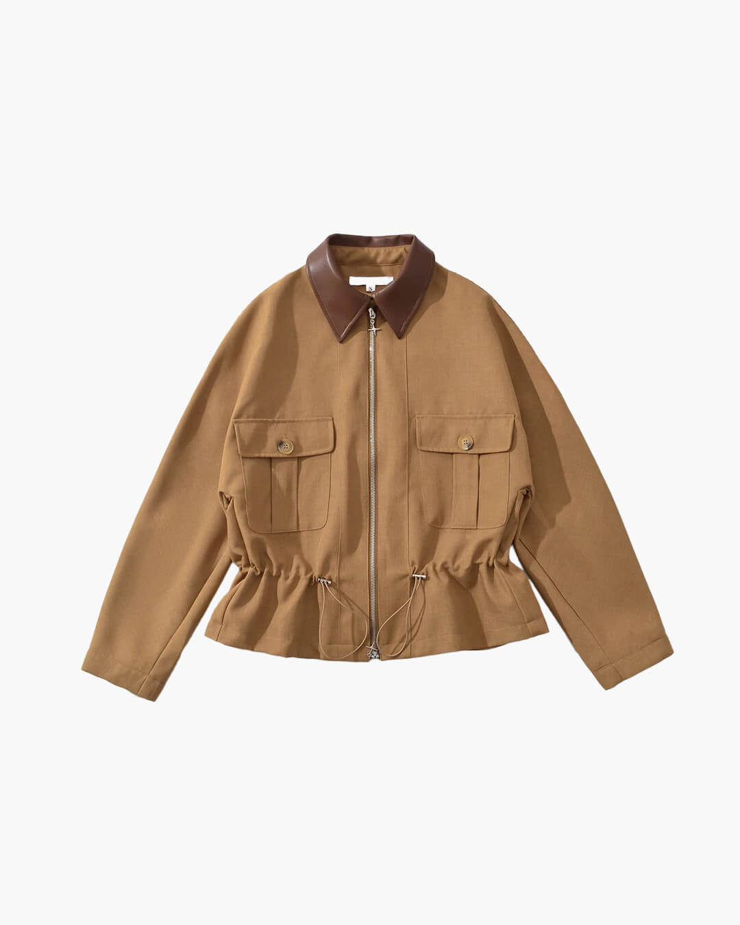 ZEYA - Emilia Batwing Sleeve Zip-Up Jacket