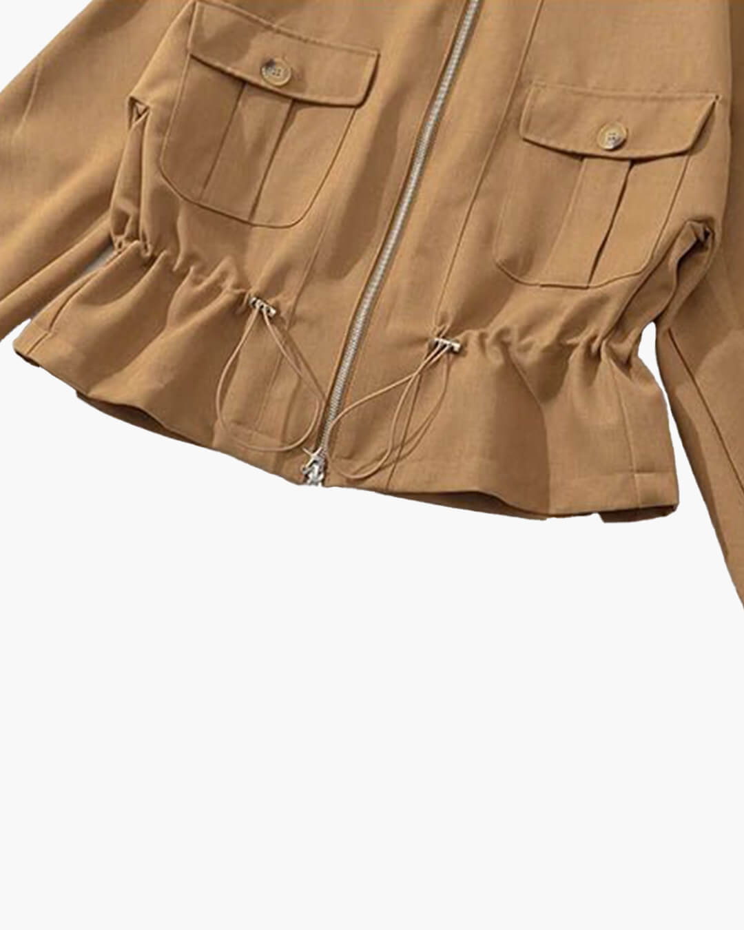 ZEYA - Emilia Batwing Sleeve Zip-Up Jacket