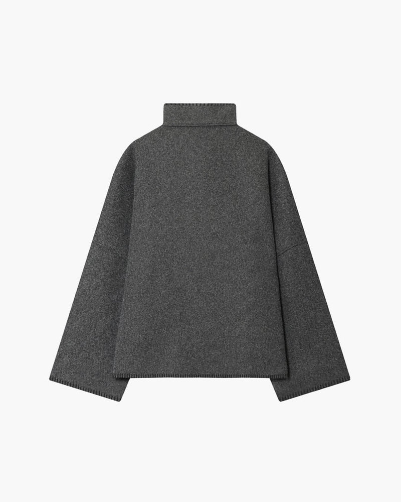 ZEYA - Emma High Neck Button Jacket