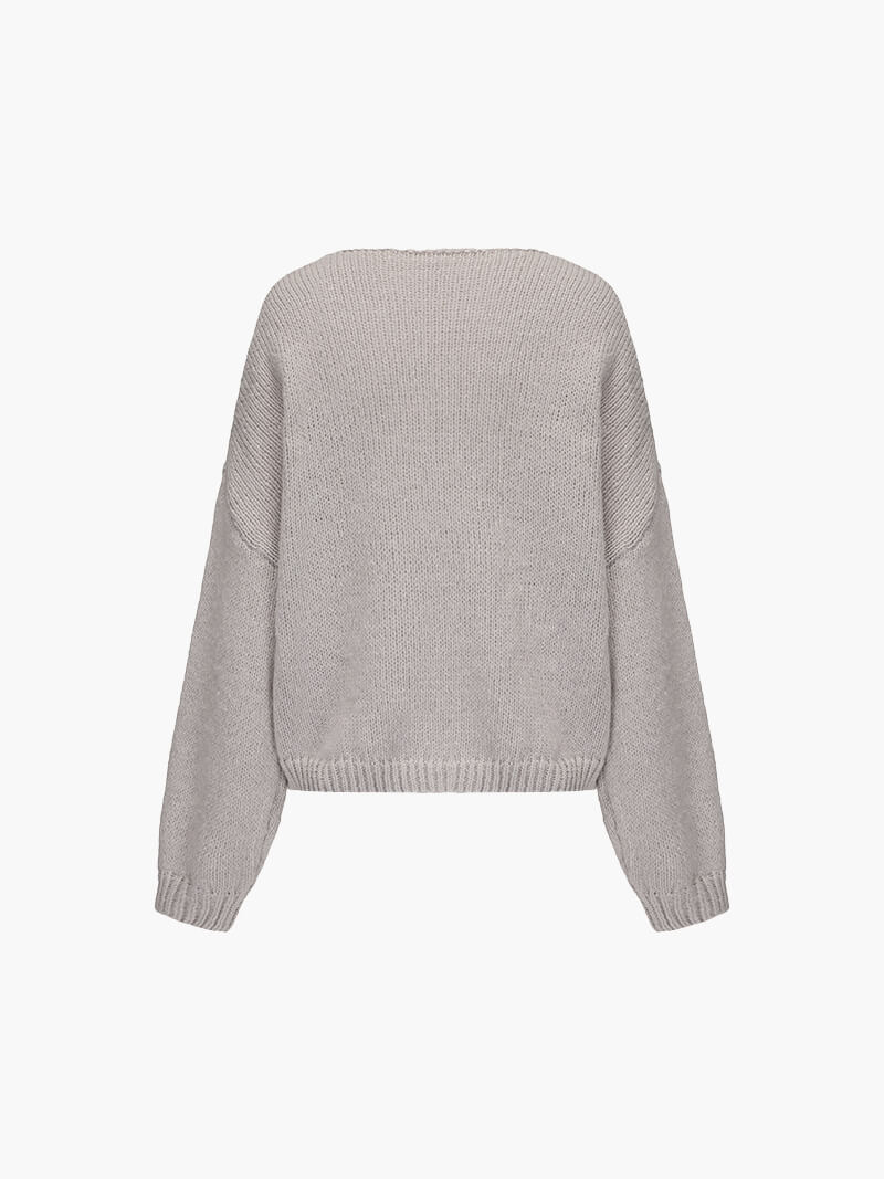ZEYA - Emma Knit Cardigan with Bow Design