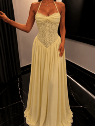 Erica.halter.corset.maxi
