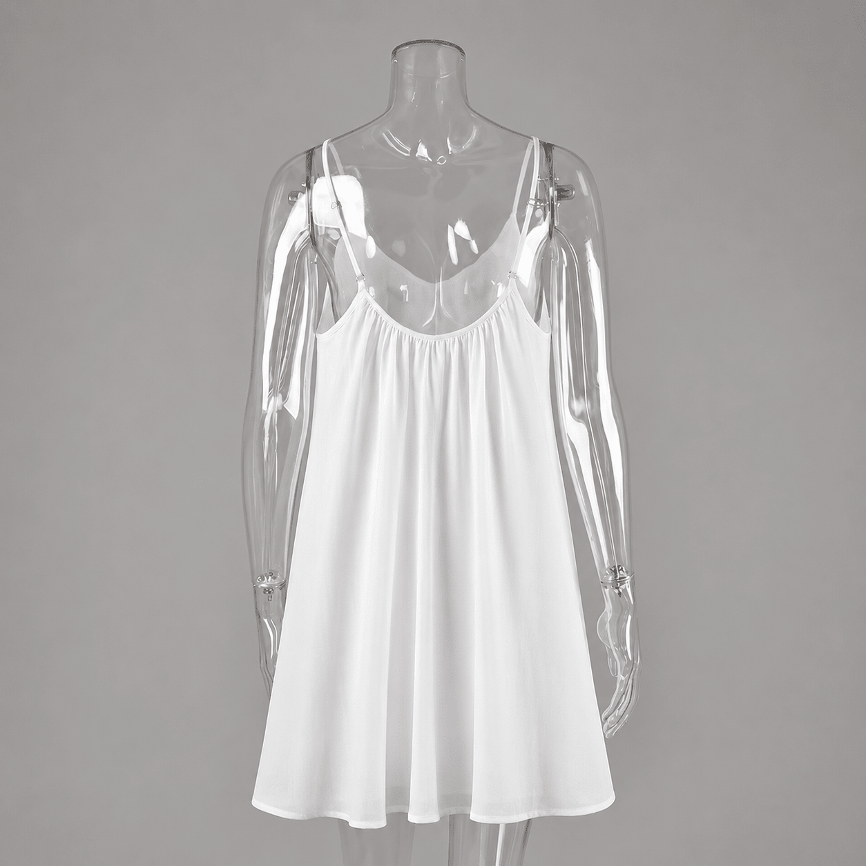 ZEYA - Esra Spaghetti Strap Flowy Mini Dress