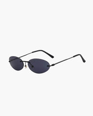 Lunettes de soleil rétro ovales Evelyn