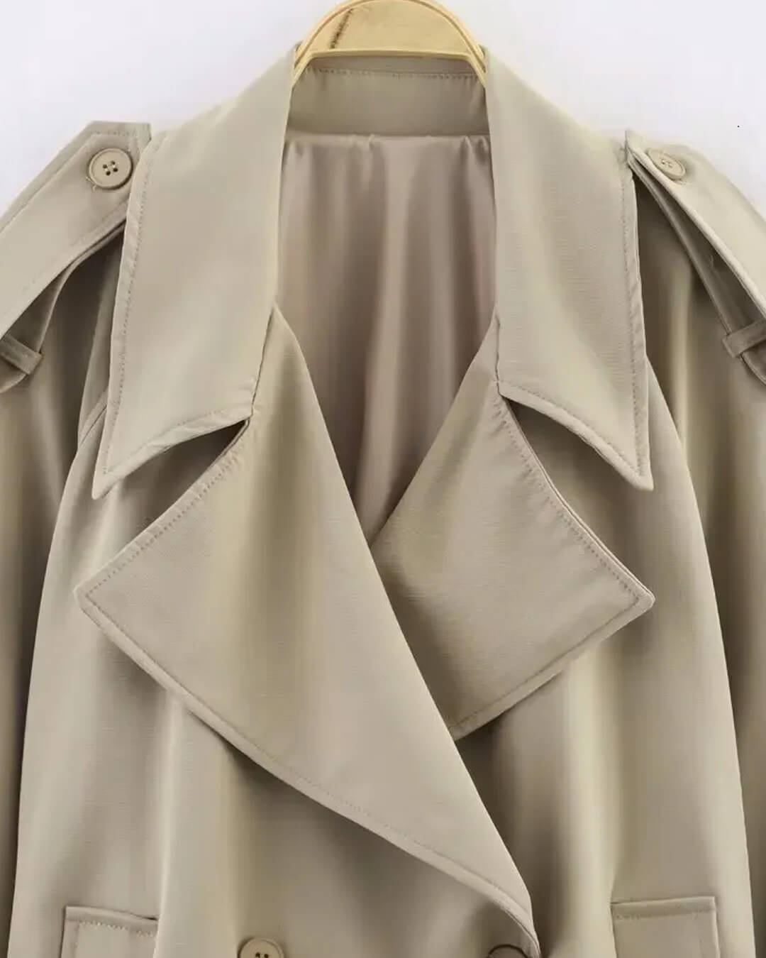 ZEYA - Fabienne Oversized Belted Trench Coat