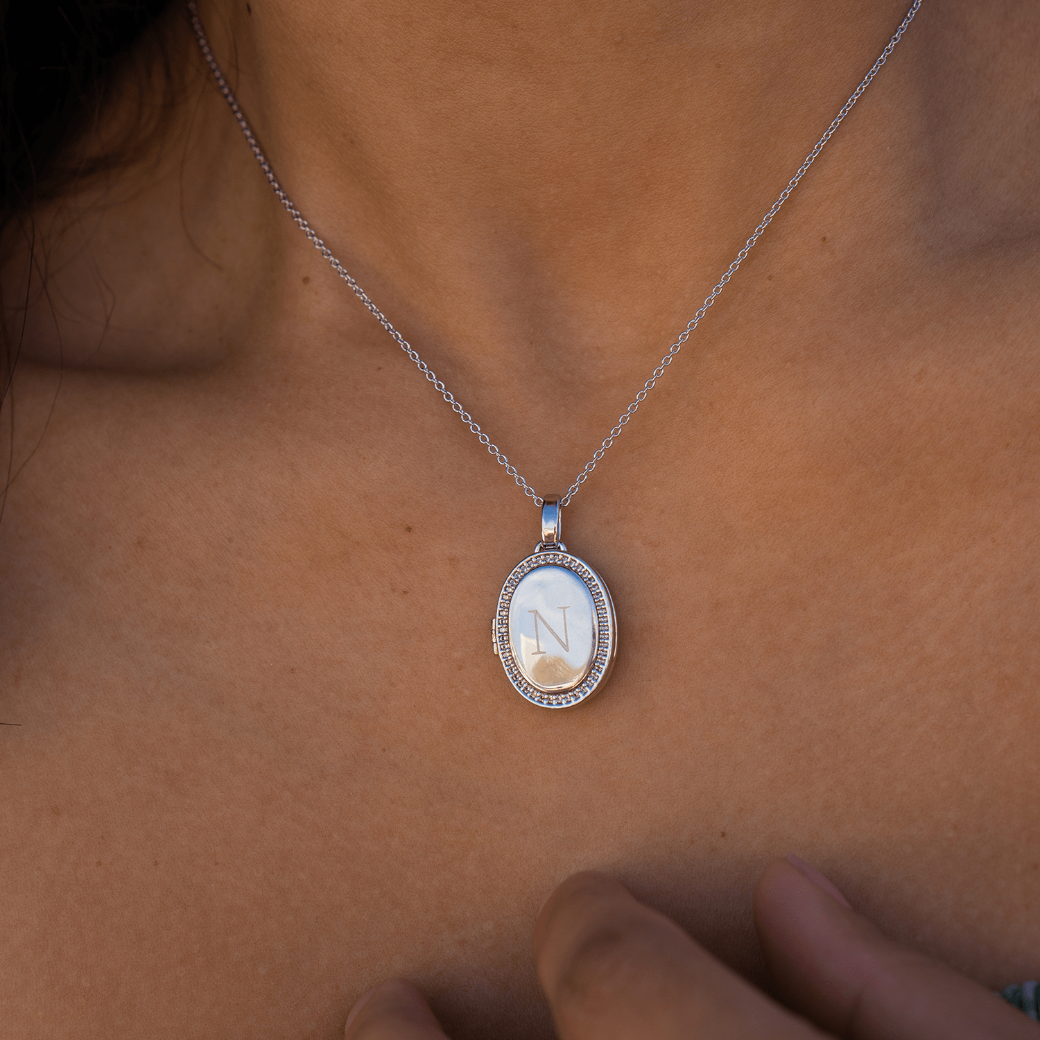 ZEYA - Faye Locker Necklace