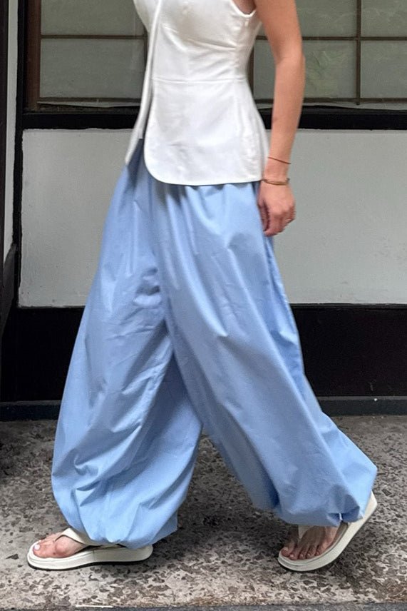 ZEYA - Fenella Elastic Waist Baggy Pants