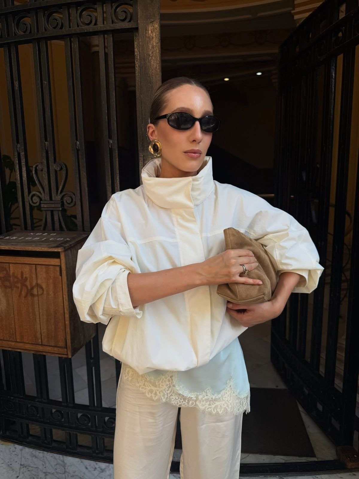 ZEYA - Fiona Funnel Neck Windbreaker Jacket