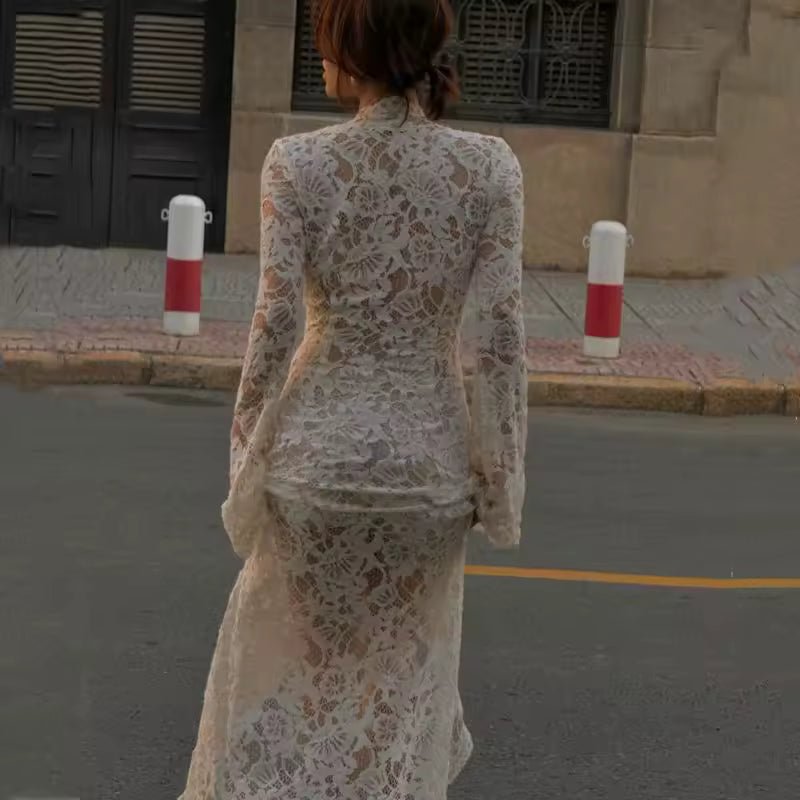 ZEYA - Florencia French Lace Tie Dress