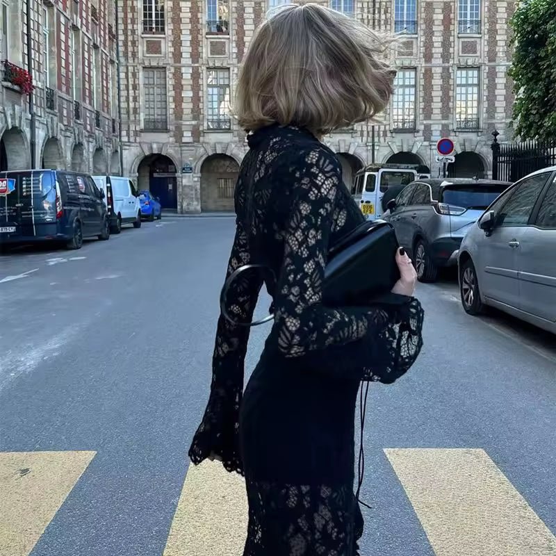 ZEYA - Florencia French Lace Tie Dress