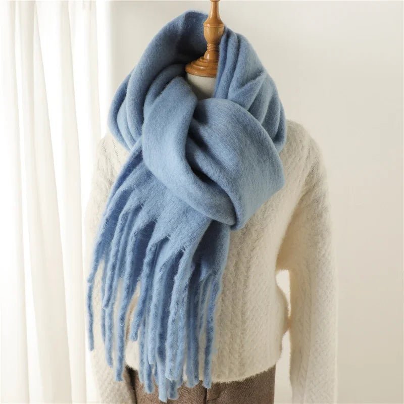 ZEYA - Gabriella Tasseled Winter Scarf