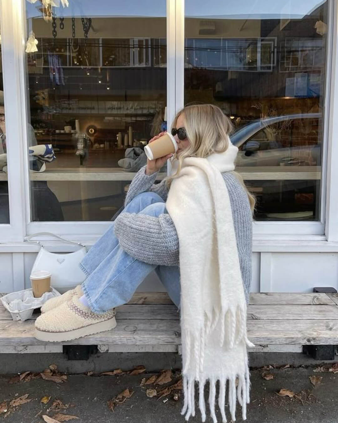 ZEYA - Gabriella Tasseled Winter Scarf