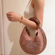 Geneva Crescent Woven Bag