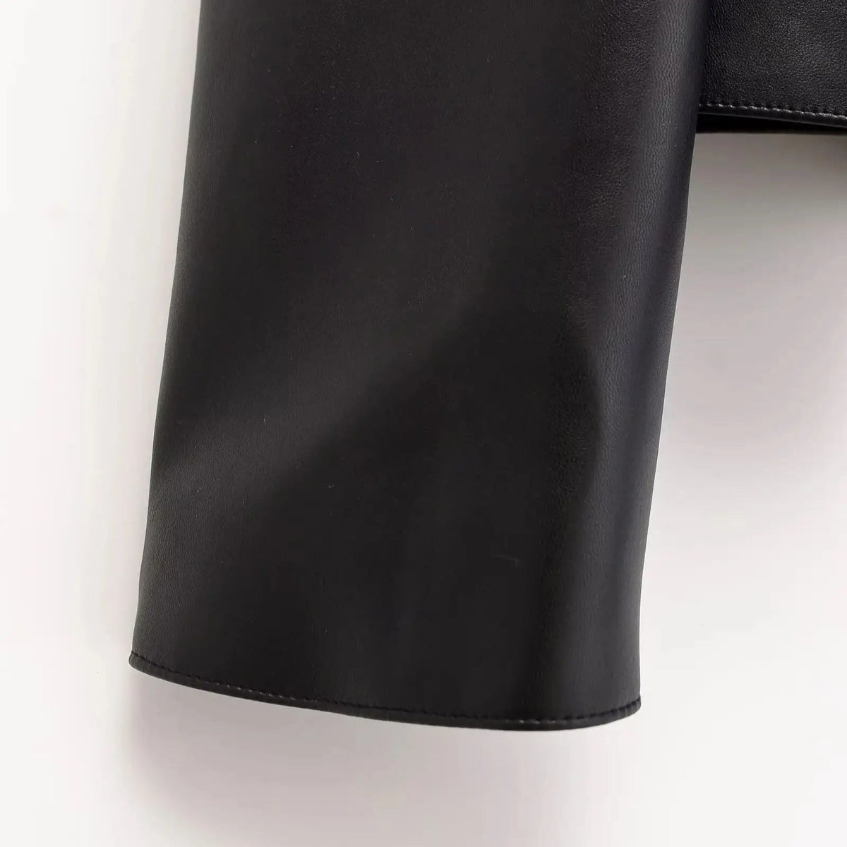 ZEYA - Gianne Cropped Faux Leather Jacket