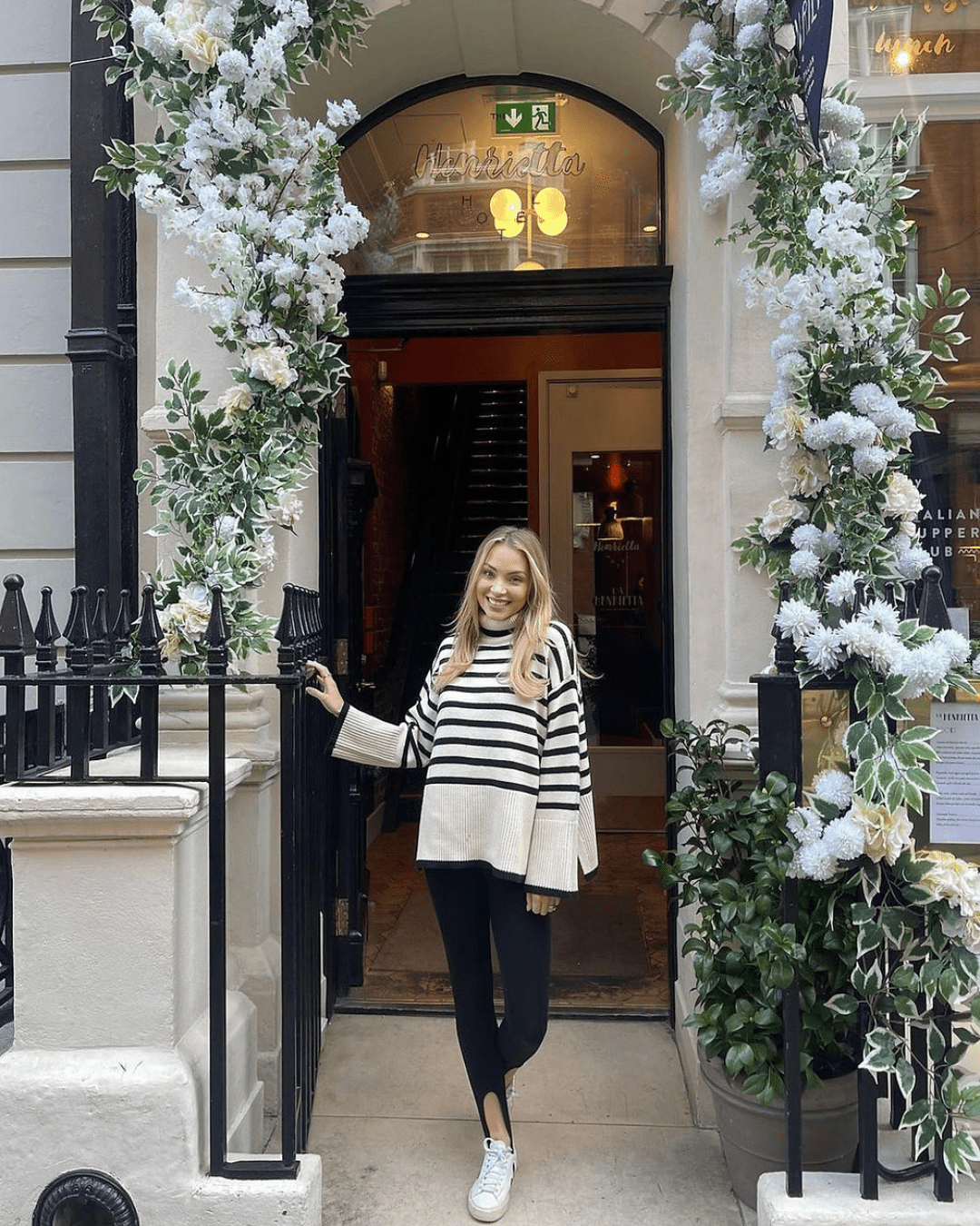 ZEYA - Gisela Striped Turtleneck Sweater