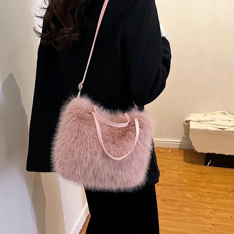 ZEYA - Giselle Faux Fur Crossbody Bag