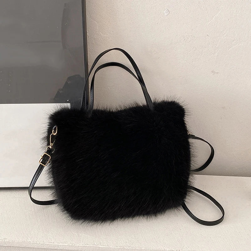 ZEYA - Giselle Faux Fur Crossbody Bag