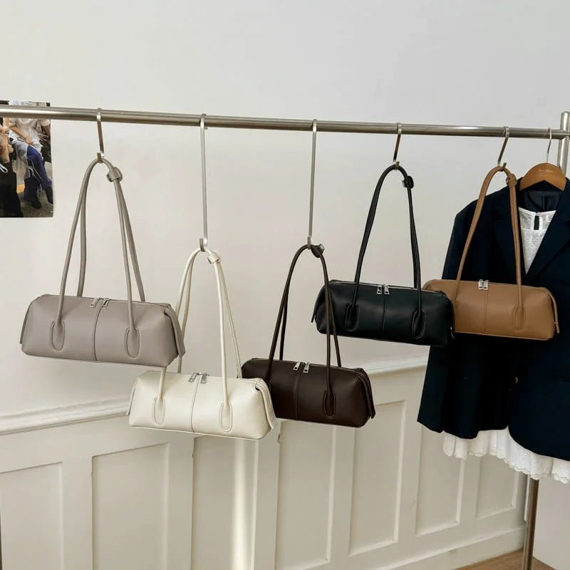 ZEYA - Hannah Cylindrical Leather Shoulder Bag