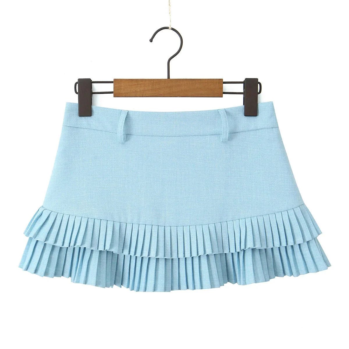 ZEYA - Heloise Low - Waist Pleated Mini Skirt
